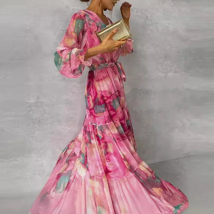 Sophie | Elegant Floral Maxi Dress