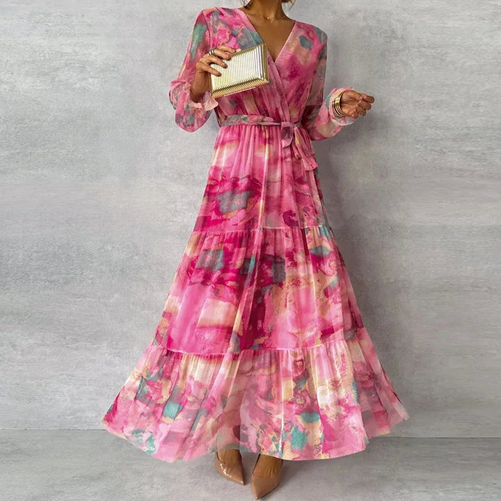 Sophie | Elegant Floral Maxi Dress