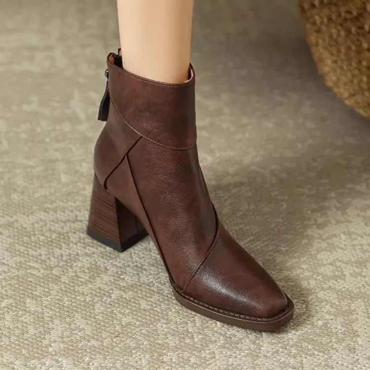 Adeline Leather Boots