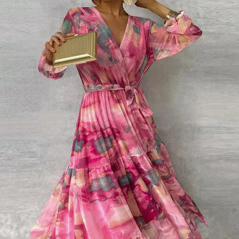 Sophie | Elegant Floral Maxi Dress
